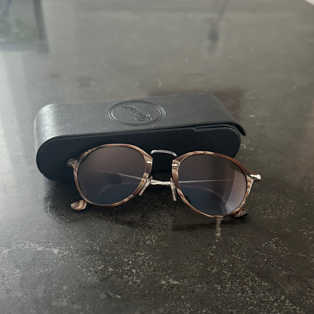 Persol Brown Sunglasses with Black Case
